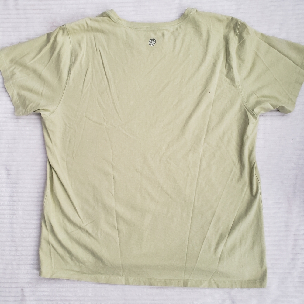 Life is Good Relaxed Fit Green T-Shirt XL circle logo - Picture 6 of 10